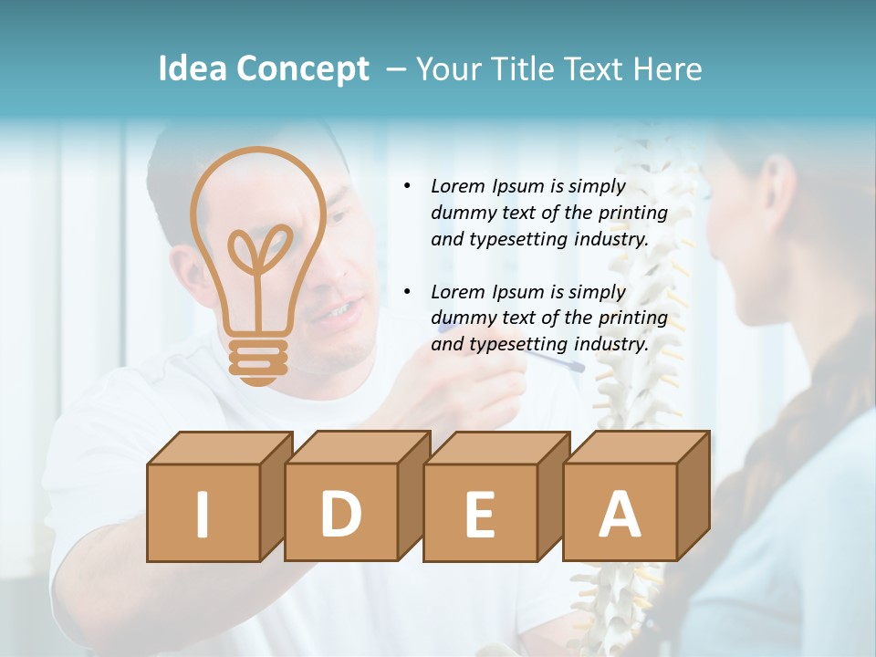 Physical Therapy Sports Medicine Specialist Hardening PowerPoint Template