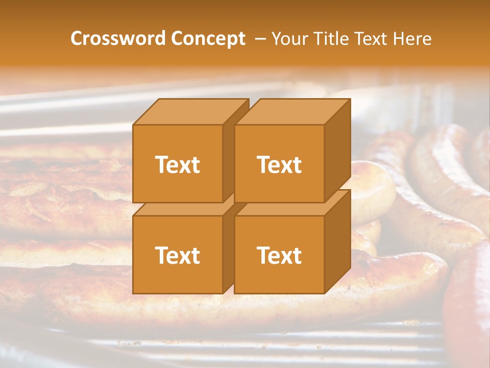 Grillen Meat Picnic PowerPoint Template