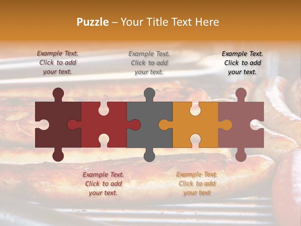 Grillen Meat Picnic PowerPoint Template