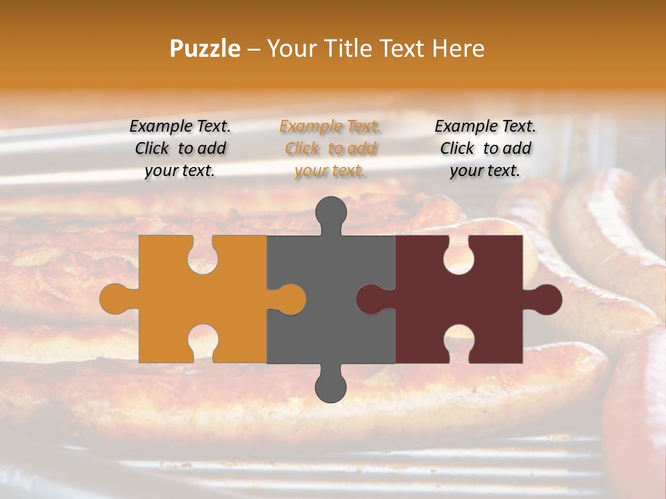 Grillen Meat Picnic PowerPoint Template