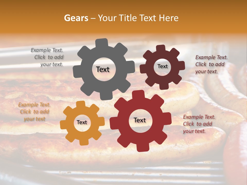 Grillen Meat Picnic PowerPoint Template