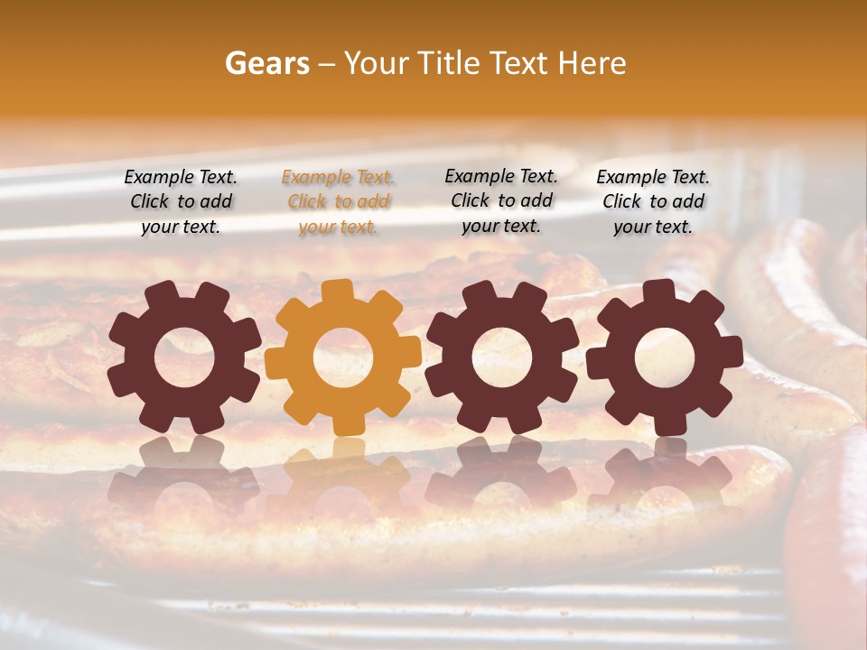 Grillen Meat Picnic PowerPoint Template