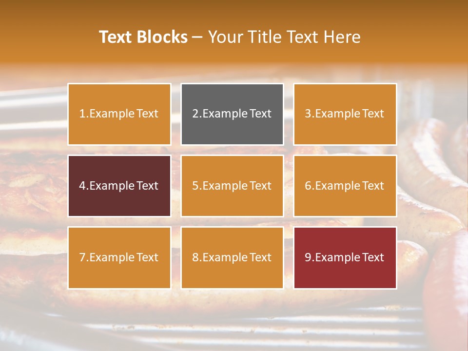 Grillen Meat Picnic PowerPoint Template