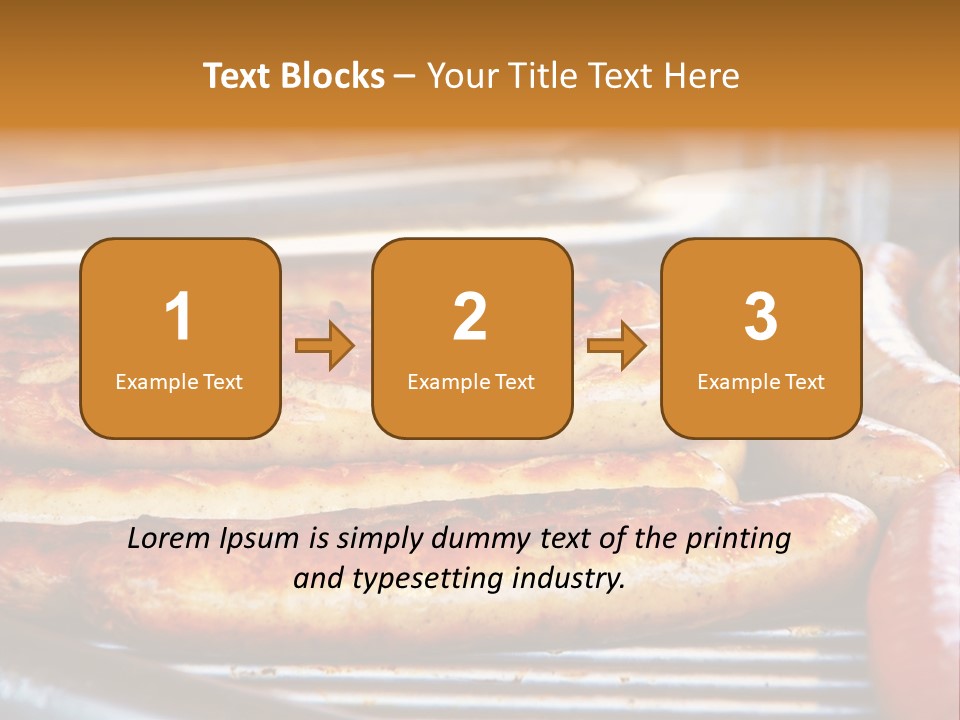 Grillen Meat Picnic PowerPoint Template