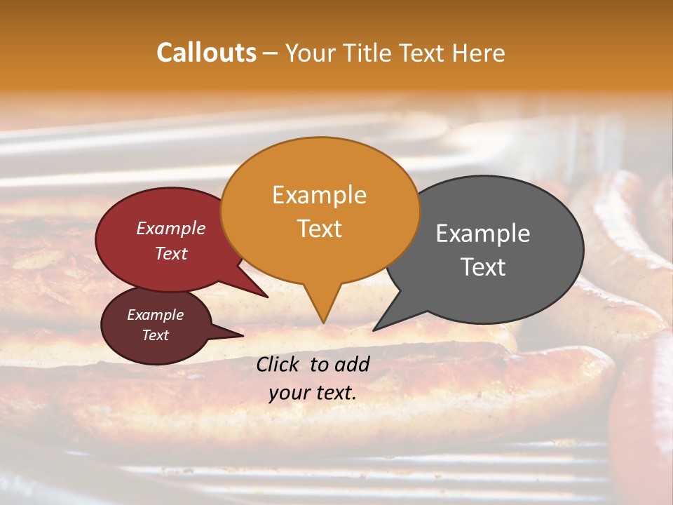 Grillen Meat Picnic PowerPoint Template
