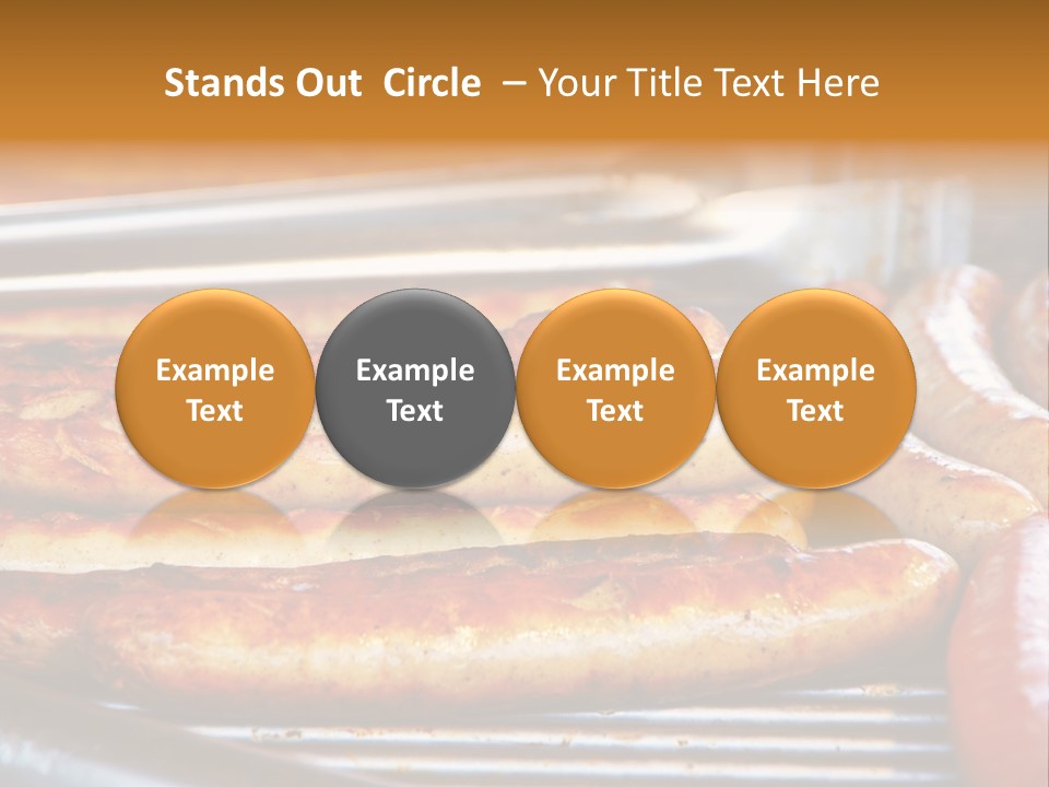 Grillen Meat Picnic PowerPoint Template