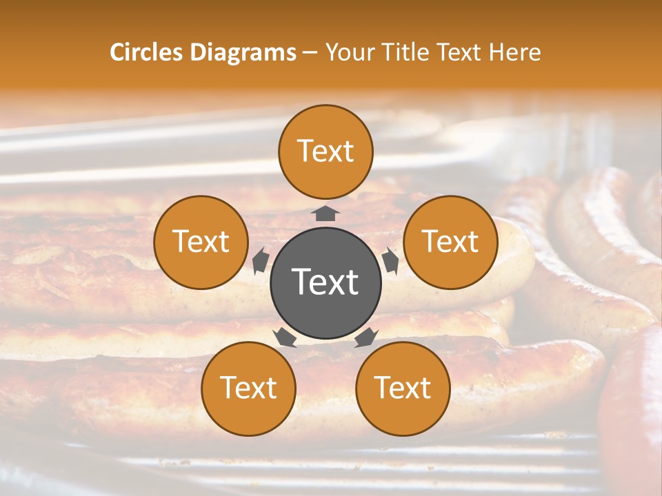 Grillen Meat Picnic PowerPoint Template