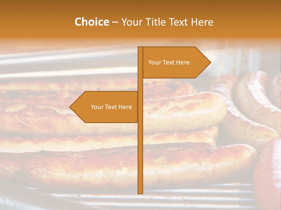 Grillen Meat Picnic PowerPoint Template