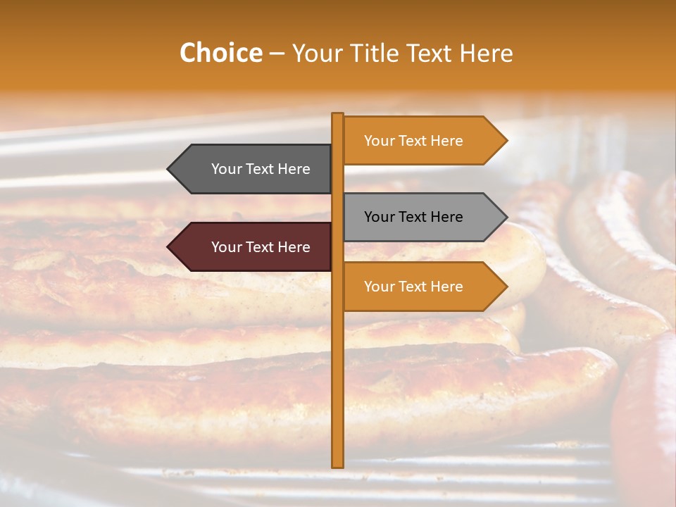 Grillen Meat Picnic PowerPoint Template