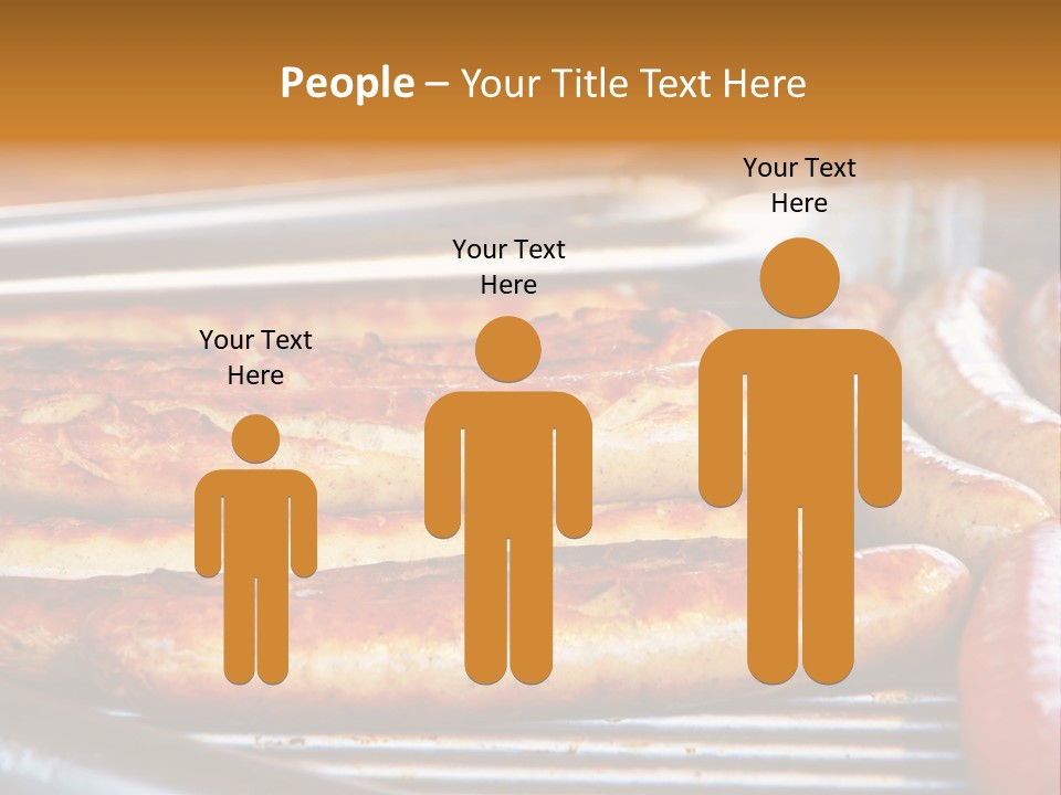 Grillen Meat Picnic PowerPoint Template