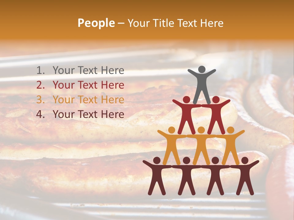 Grillen Meat Picnic PowerPoint Template