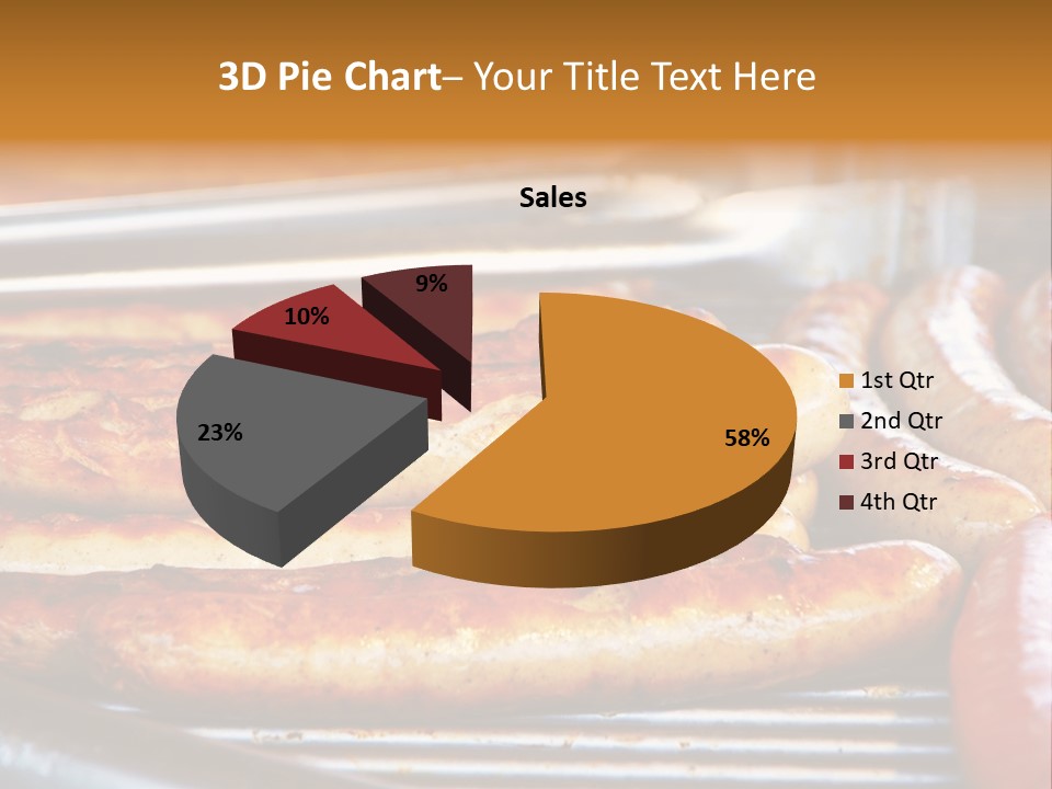 Grillen Meat Picnic PowerPoint Template