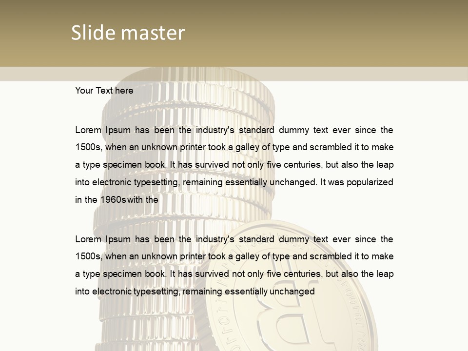 Symbol Business Payments PowerPoint Template