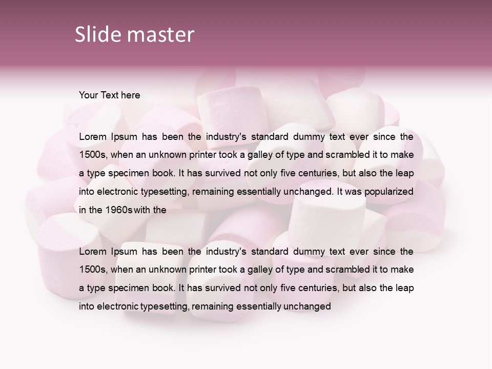 Sugar Tasty Dessert PowerPoint Template