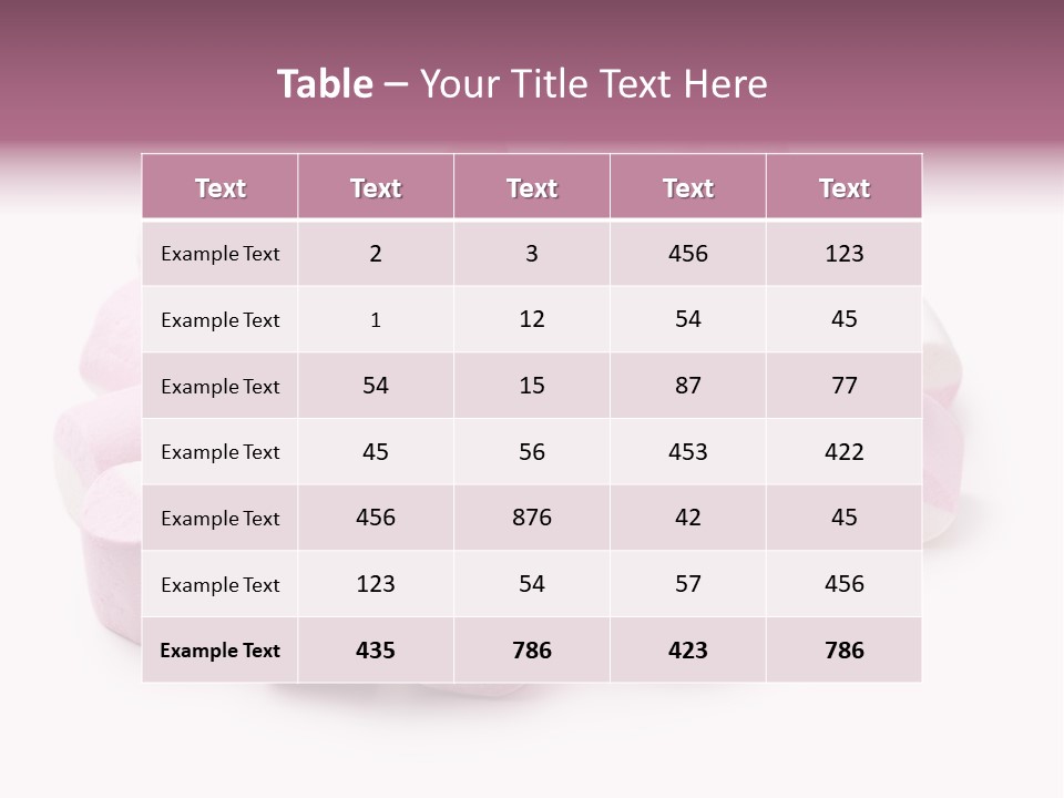 Sugar Tasty Dessert PowerPoint Template