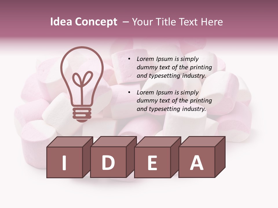 Sugar Tasty Dessert PowerPoint Template