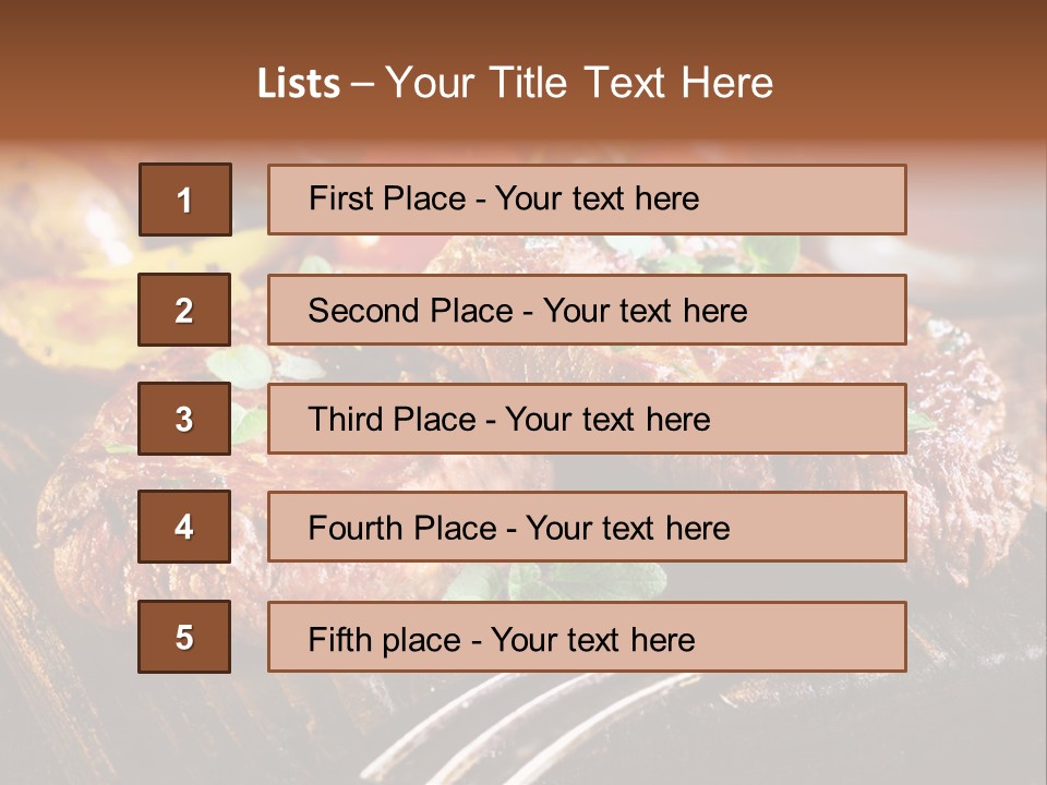Cold Fruit Food And Drink PowerPoint Template