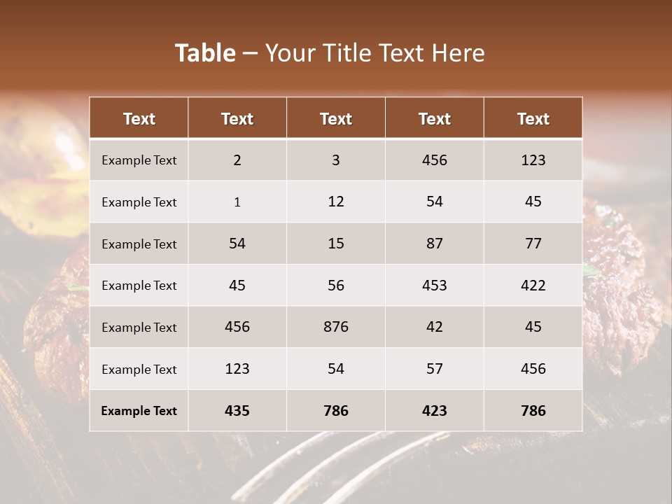 Cold Fruit Food And Drink PowerPoint Template