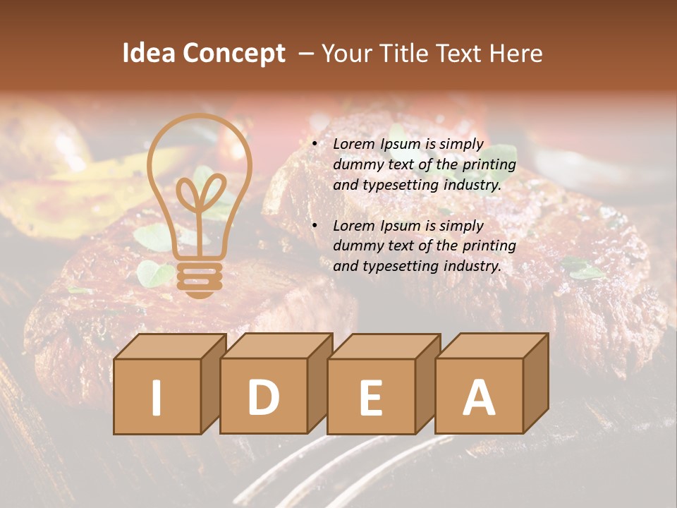 Cold Fruit Food And Drink PowerPoint Template