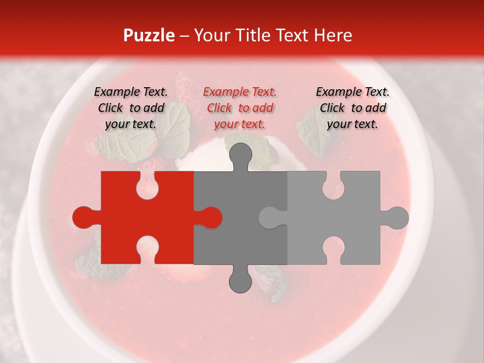 Cold Fruit Food And Drink PowerPoint Template