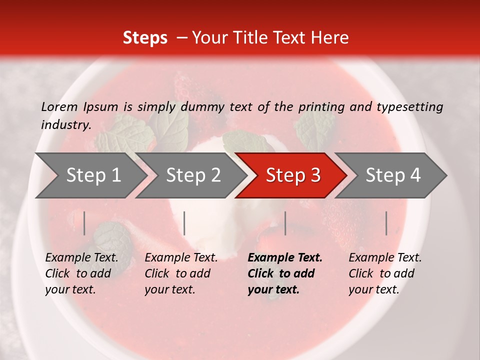 Cold Fruit Food And Drink PowerPoint Template
