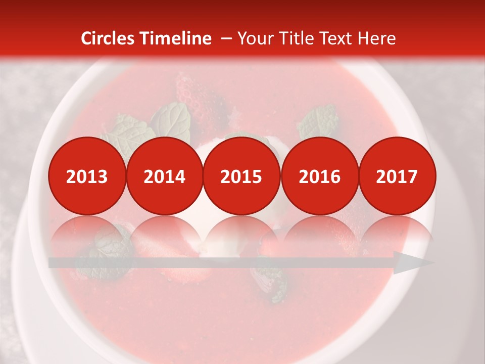 Cold Fruit Food And Drink PowerPoint Template