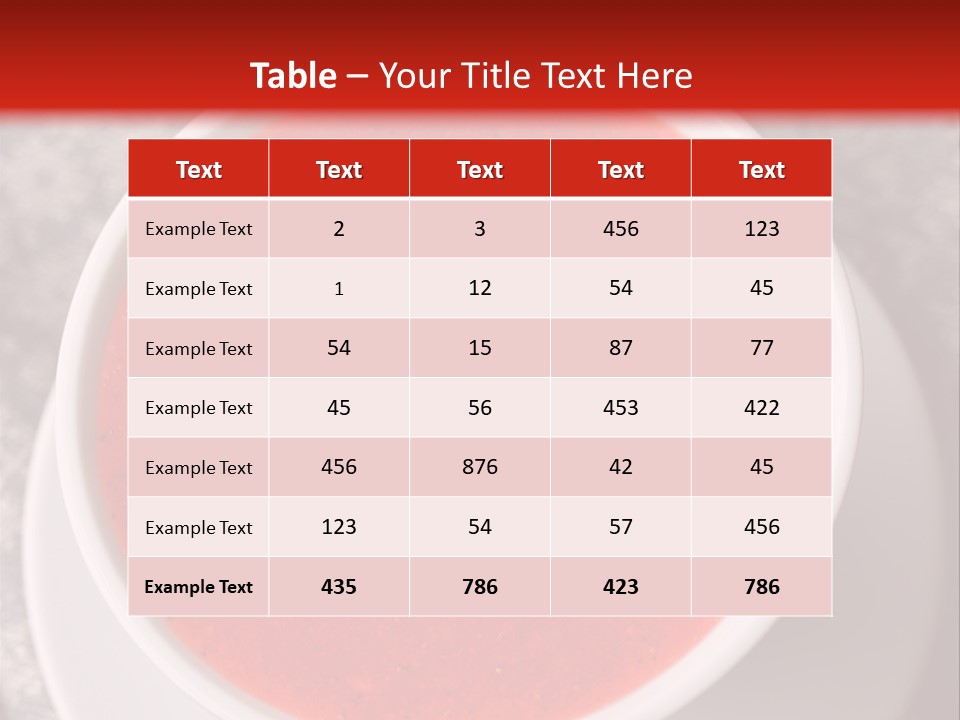 Cold Fruit Food And Drink PowerPoint Template