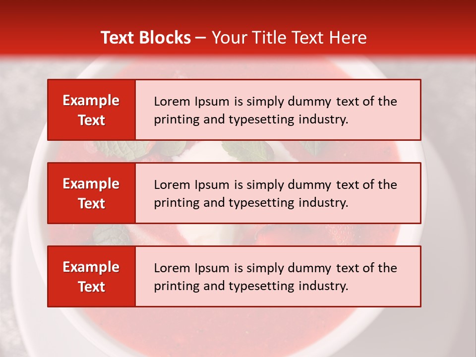 Cold Fruit Food And Drink PowerPoint Template