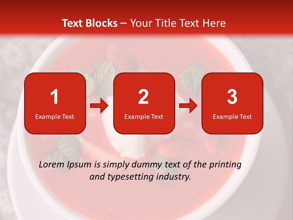 Cold Fruit Food And Drink PowerPoint Template