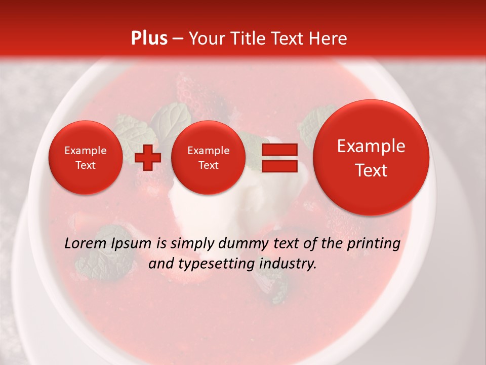 Cold Fruit Food And Drink PowerPoint Template