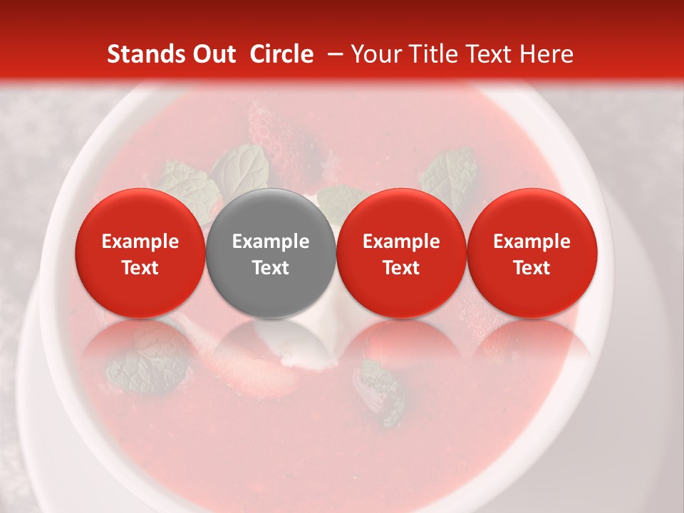 Cold Fruit Food And Drink PowerPoint Template