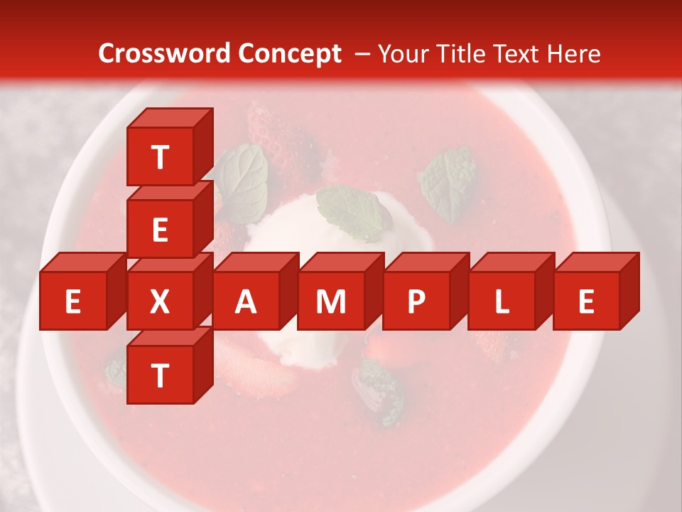 Cold Fruit Food And Drink PowerPoint Template