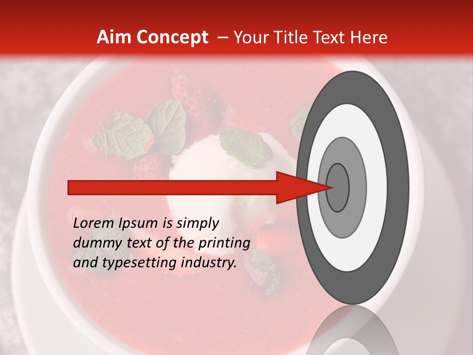 Cold Fruit Food And Drink PowerPoint Template