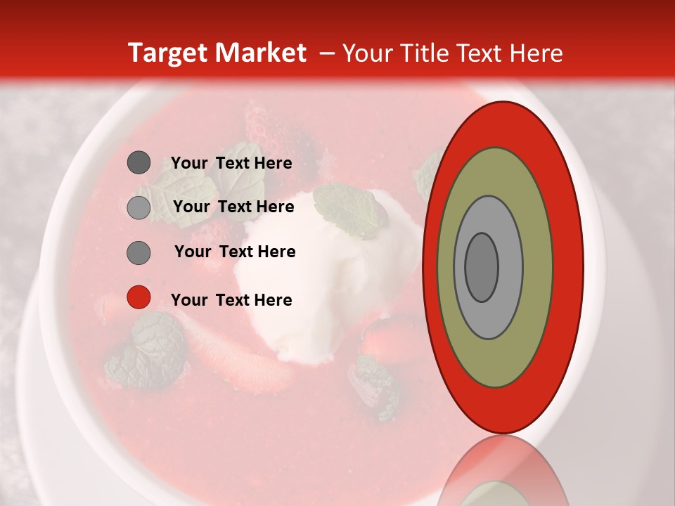 Cold Fruit Food And Drink PowerPoint Template
