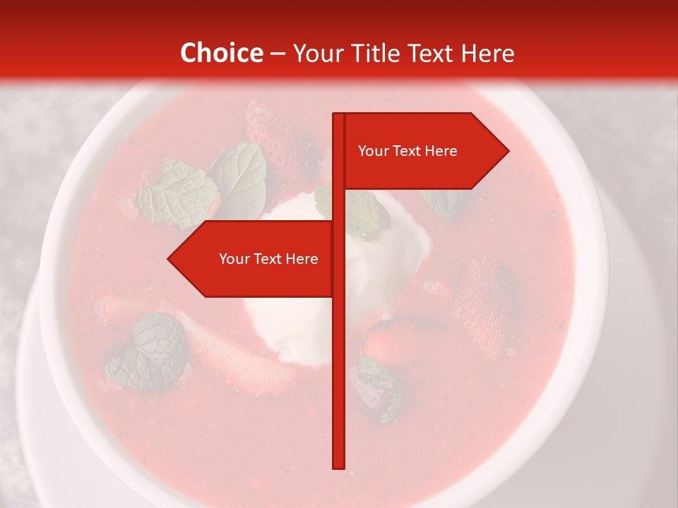 Cold Fruit Food And Drink PowerPoint Template