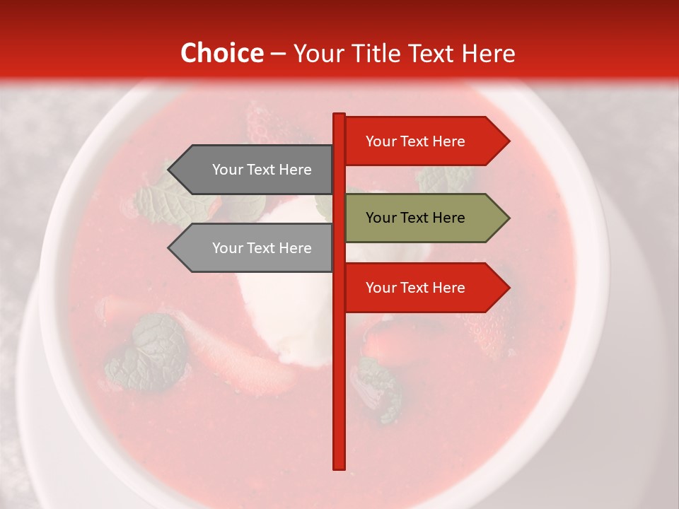 Cold Fruit Food And Drink PowerPoint Template