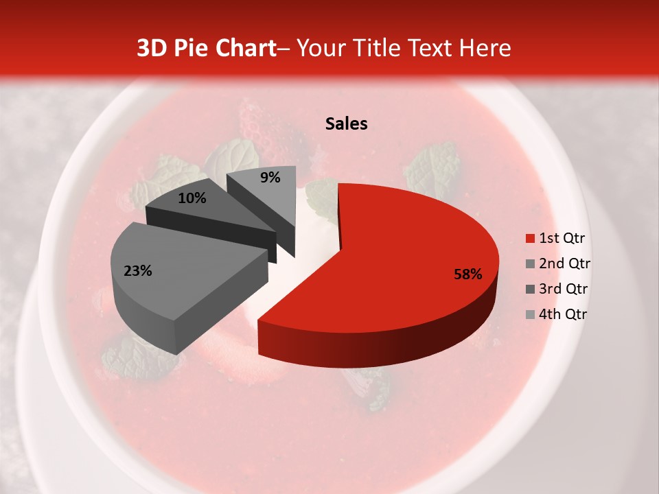 Cold Fruit Food And Drink PowerPoint Template