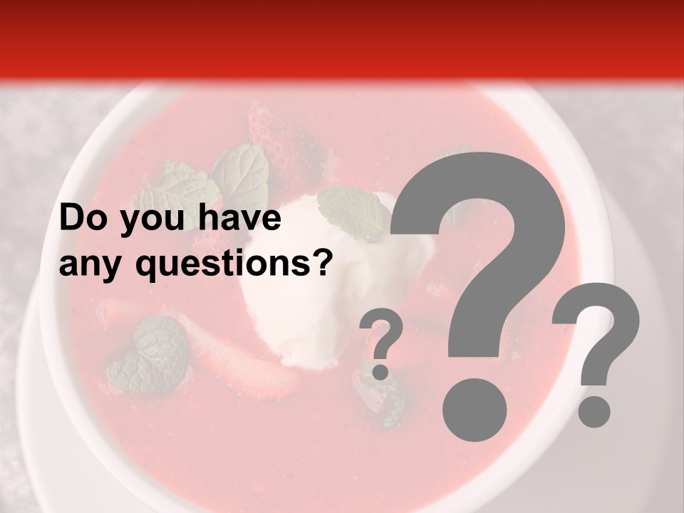 Cold Fruit Food And Drink PowerPoint Template