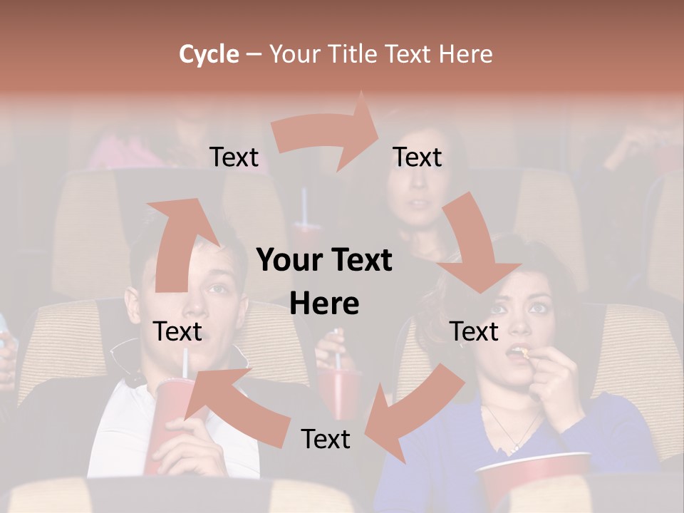 Dark Nightlife Watching PowerPoint Template