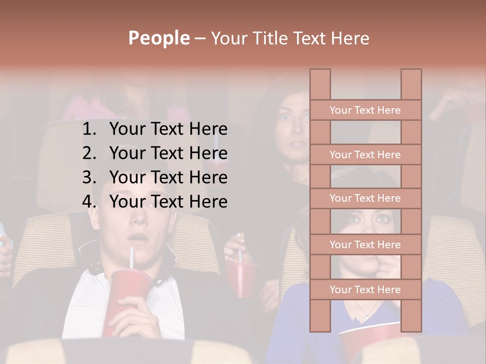 Dark Nightlife Watching PowerPoint Template