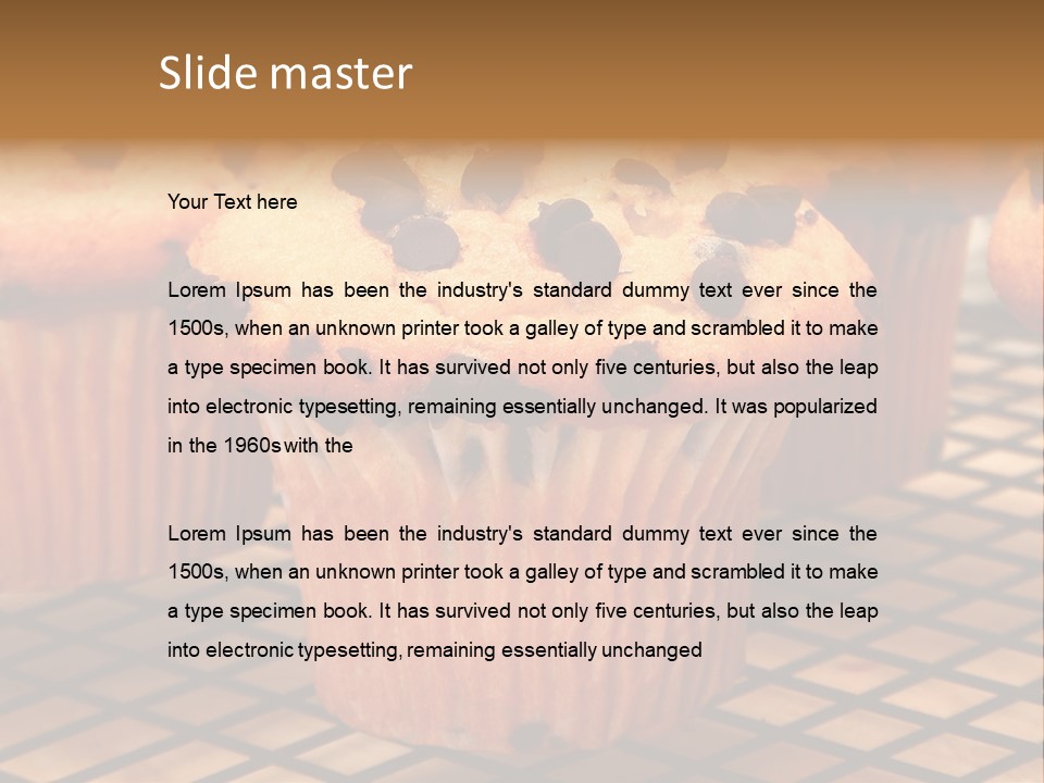 Pastry Chips Baked PowerPoint Template