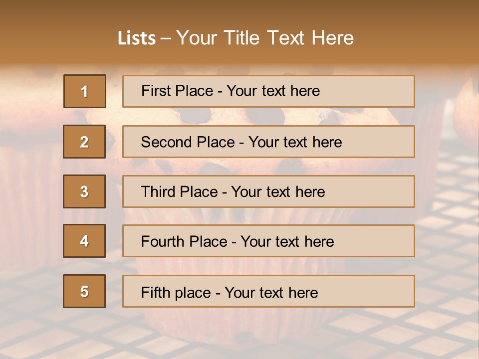 Pastry Chips Baked PowerPoint Template