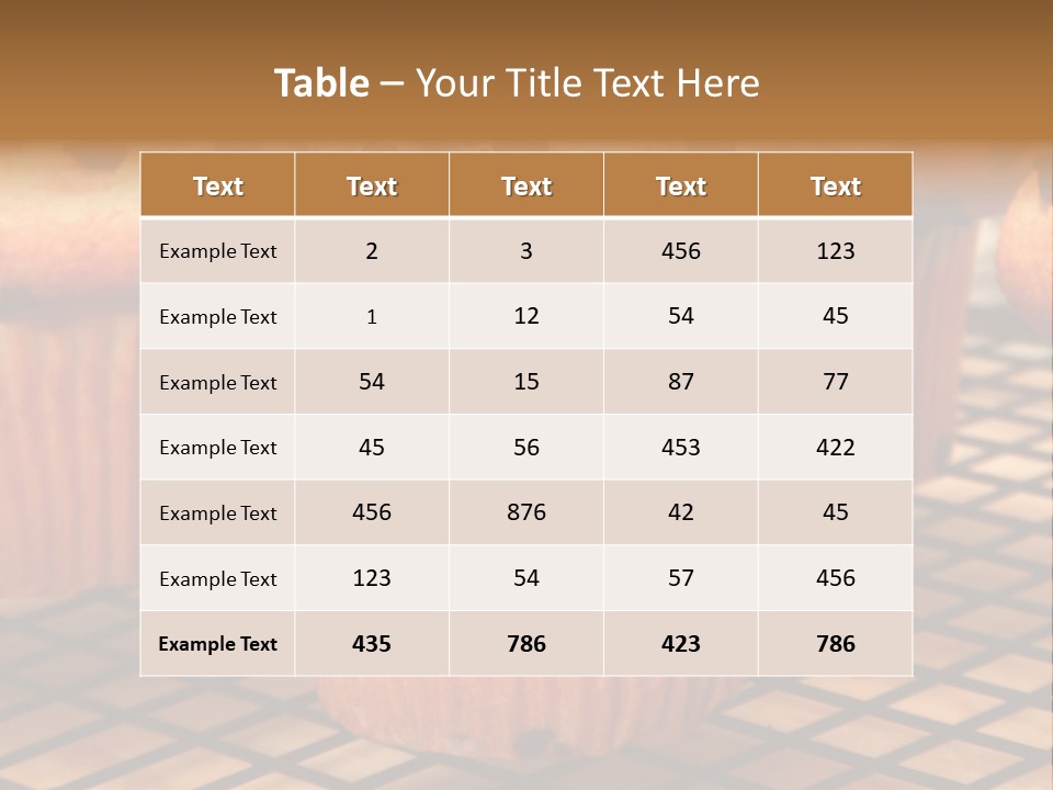 Pastry Chips Baked PowerPoint Template