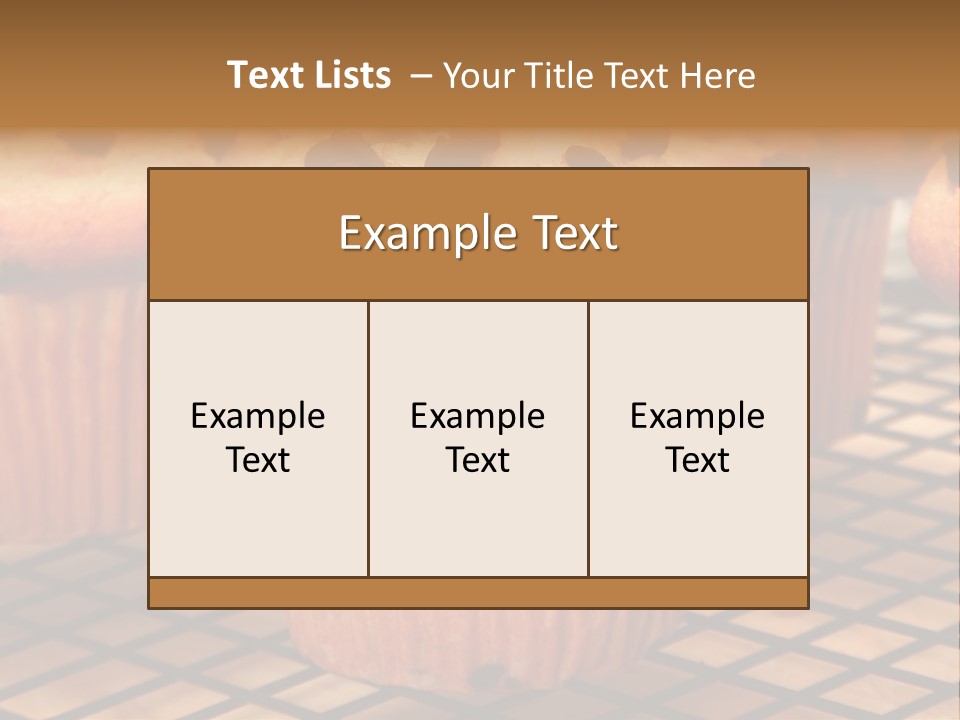 Pastry Chips Baked PowerPoint Template