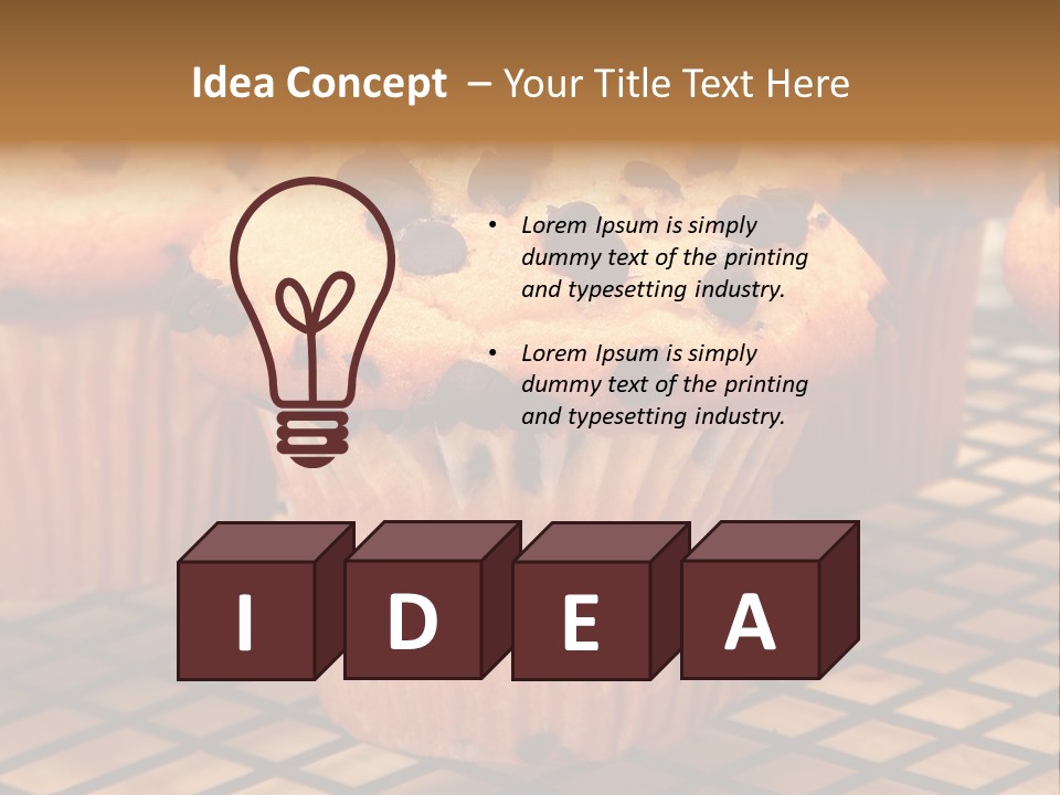 Pastry Chips Baked PowerPoint Template