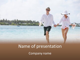 Happy Girl Tourism PowerPoint Template