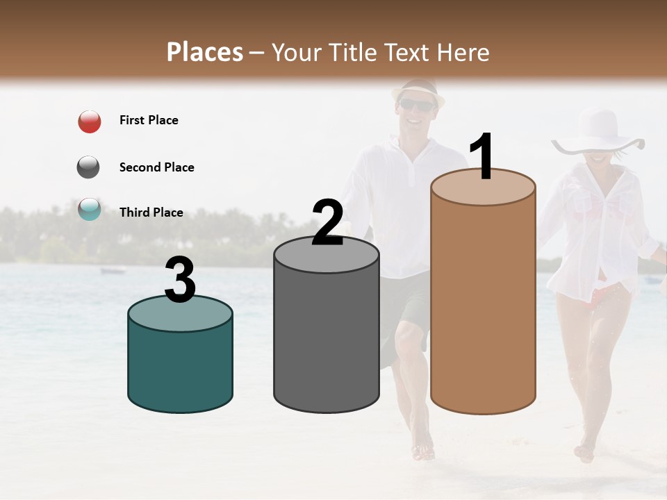 Happy Girl Tourism PowerPoint Template