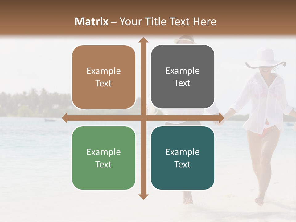 Happy Girl Tourism PowerPoint Template