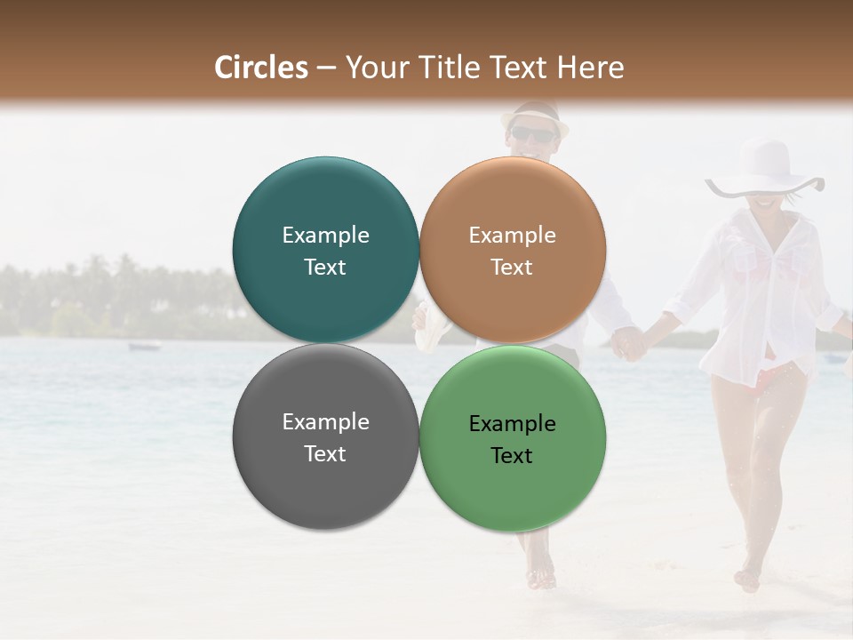 Happy Girl Tourism PowerPoint Template