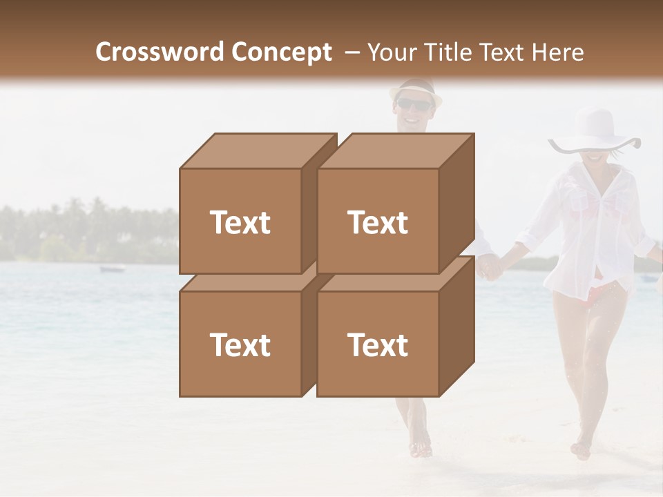 Happy Girl Tourism PowerPoint Template